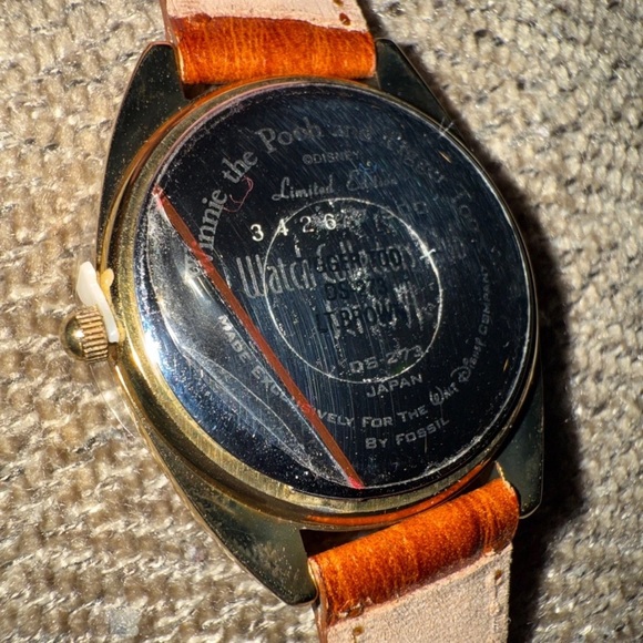 Disney 1997 Watch Collectors Club Winnie the Pooh and Tigger Too LE Fossil Watch - Picture 6 of 10